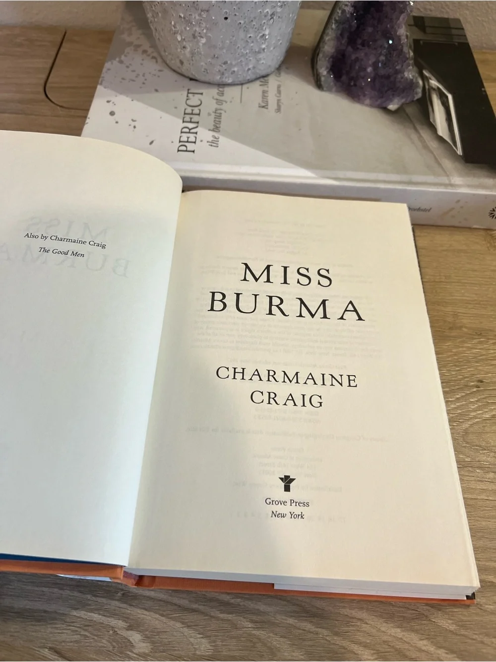 Miss Burma Charmaine Craig Hardcover Book 2017 First Edition Historical Fiction